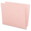 Smead Reinforced End Tab Colored Folders, Straight Tab, Letter, Pink, PK100 25610